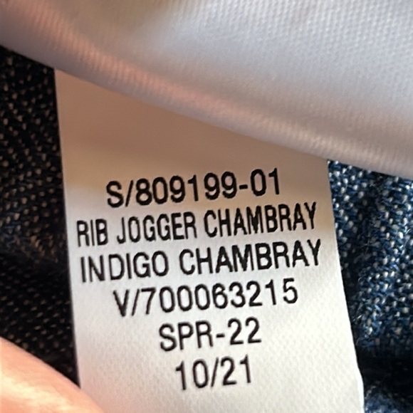 GAP Women’s Lightweight Chambray Utility Style Joggers Lounge Everyday Wear Pant - Picture 7 of 9